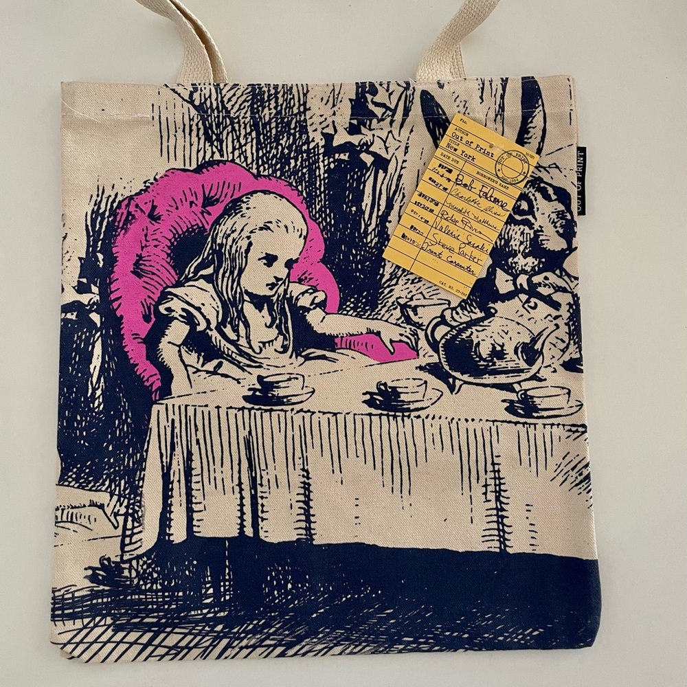 Alice in Wonderland - Out of Print tote
